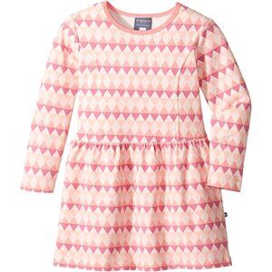 Toobydoo Kids Girls Geo Skater Dress Multi Pink 5 Little Kid